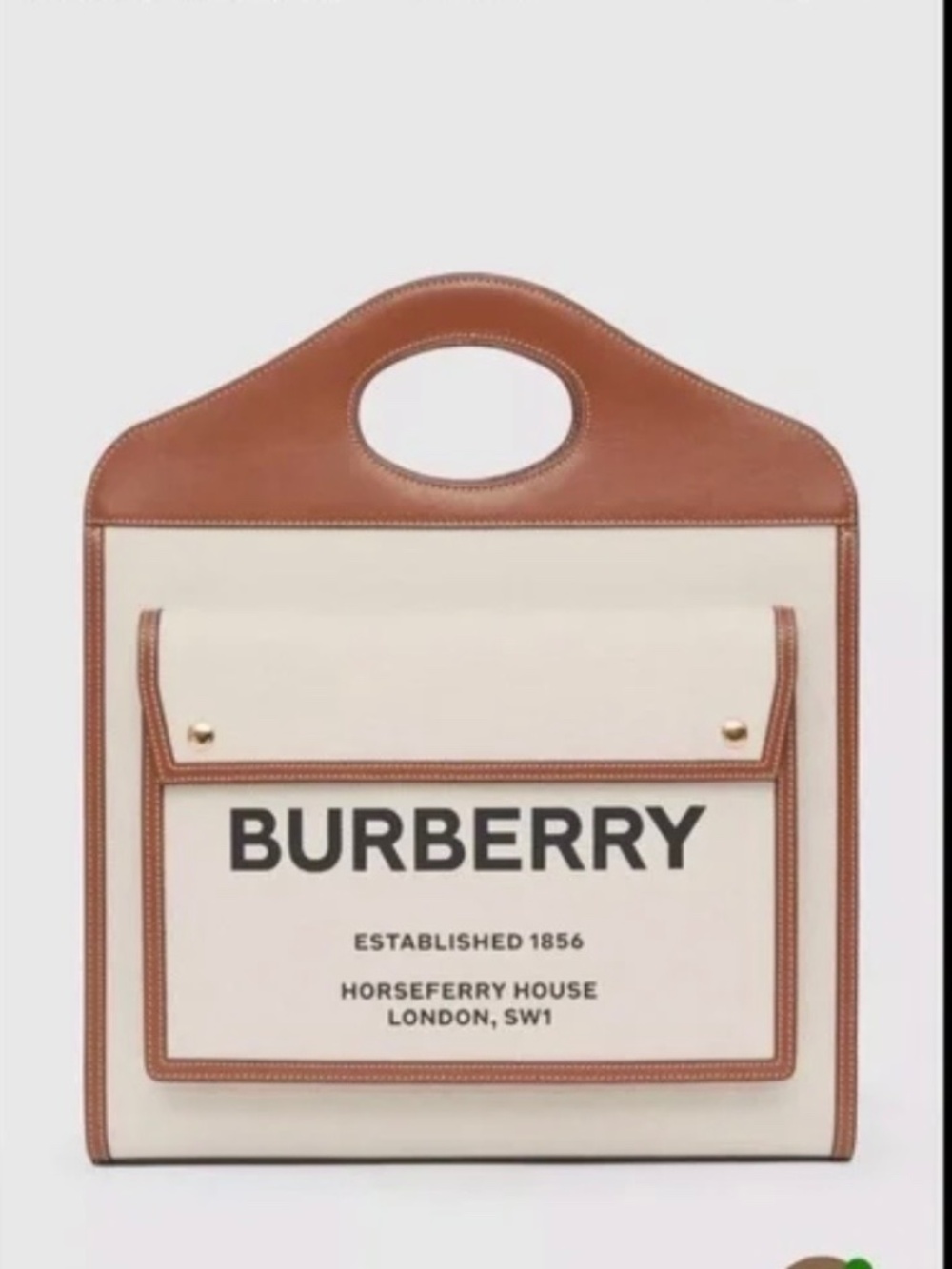 Authentic BURBERRY BAG - Picture 2 of 6